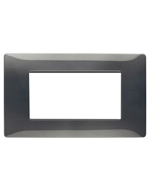 Urmet Simon Nea 4-module dark steel plate 11804.AC