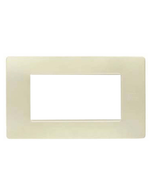 Urmet Simon Nea ivory 4-module cover plate 11804.AV