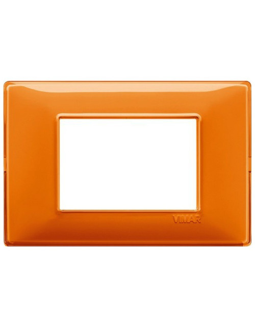 Vimar Plana 3-Modul-Orange-Platte 14653.48