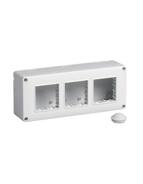 Vimar Plana, Eikon and Arké wall-mounted enclosure IP40 6 modules (2+2+2) 14813