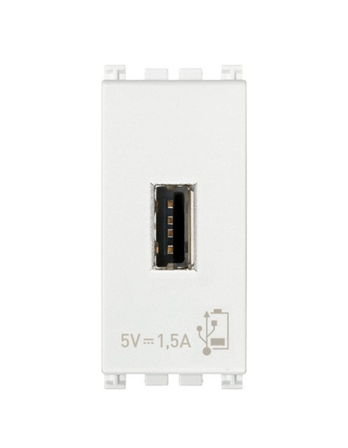 Vimar Arke Alimentador USB 5V 1,5A 1 módulo blanco 19292.B