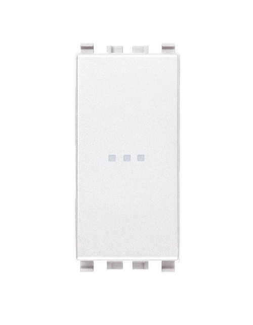 Vimar Eikon axial white 1P 16A lightable switch 20101.B