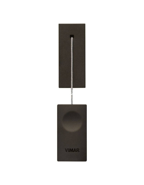 Vimar Linea 10A NO/NC Bouton Poussoir à Corde Noir 30054.G