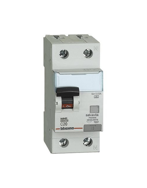 Differential circuit breaker BTDIN60 1P+N type F BTI GN8813F25