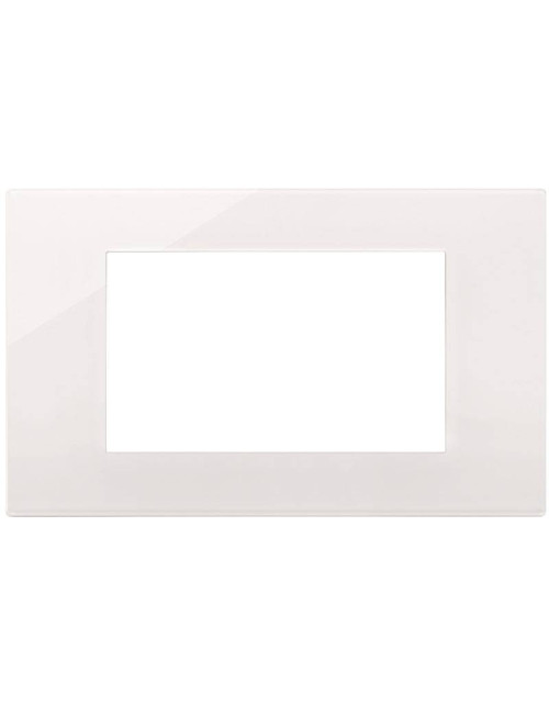 Placa Vimar Linea Reflex 4 Módulos Blanco 30654.40