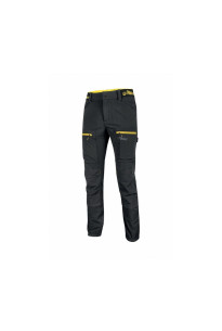 U-power Pantalone Da Lavoro Stretch Modello Horizon Colore Black Carbon  Taglia M