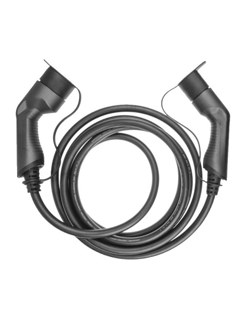 Cabur Typ 2 Kabel für einphasige und dreiphasige Wallbox 5 Meter CBR EVCP3T2B32AM0500