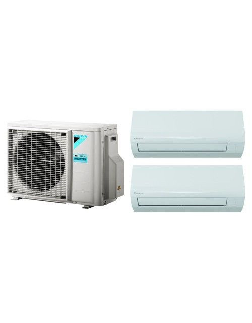 DAIKIN DualSplit Wandklimagerät Sensira – 5,0 kW 2MXF50A + CTXF25C + CTXF35C