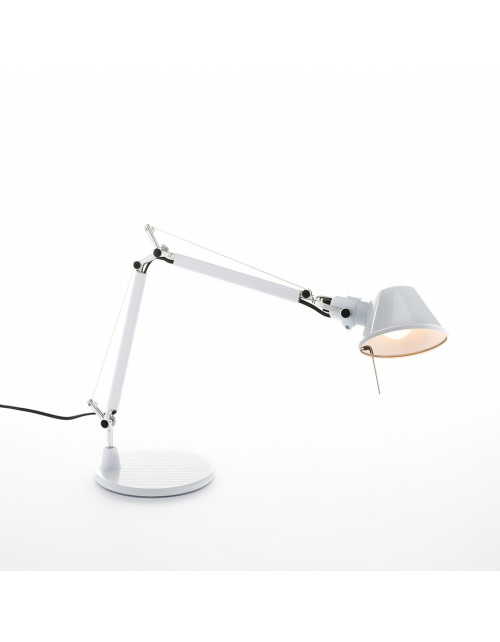 Tolomeo Micro Tischleuchte glänzend weiß Artemide 0011820A