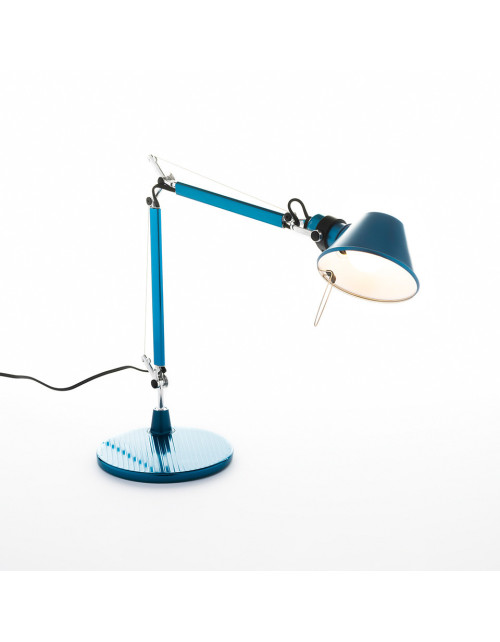 Tolomeo Micro Tischleuchte blau eloxiert Artemide A011850