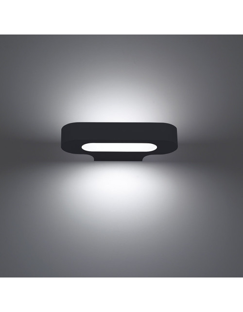 Talo Wall Lamp 2700K Black Artemide 0615W80A