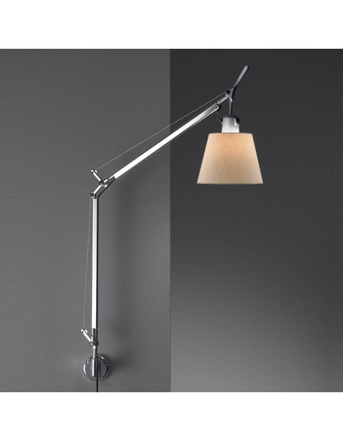 Tolomeo Basculante Wandleuchte Diffusor Pergament 180 Artemide 0947010A