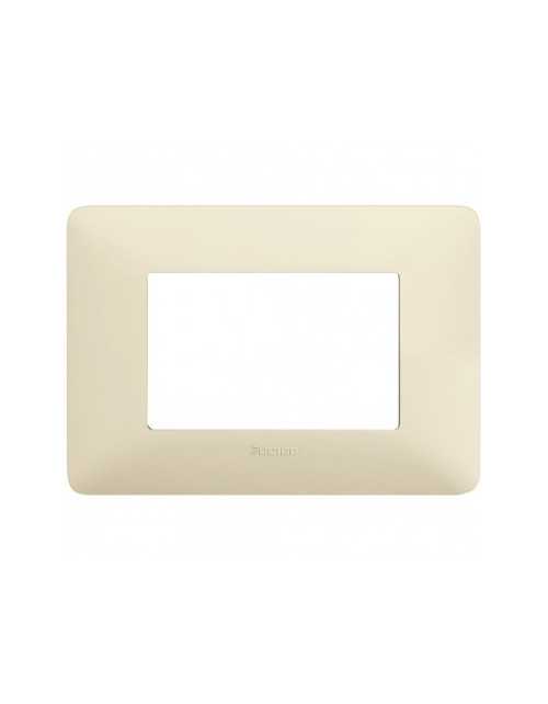 BTicino AM4803BAV Matix | 3-module ivory plate