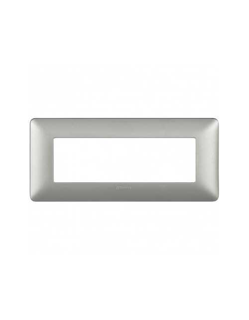 BTicino AM4806MSL Matix | placca 6 moduli silver