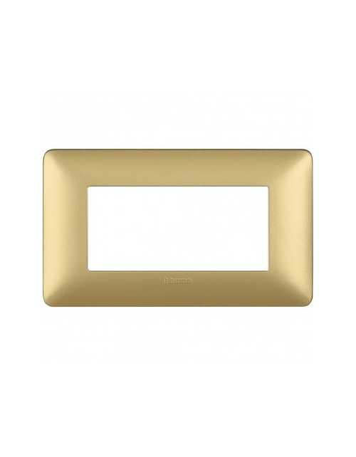 BTicino AM4804MGL Matix | 4-module gold plate