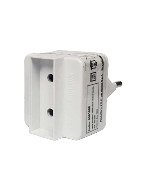 Presa intermittente Wimex elettronica 1X100W Bianca 4501808