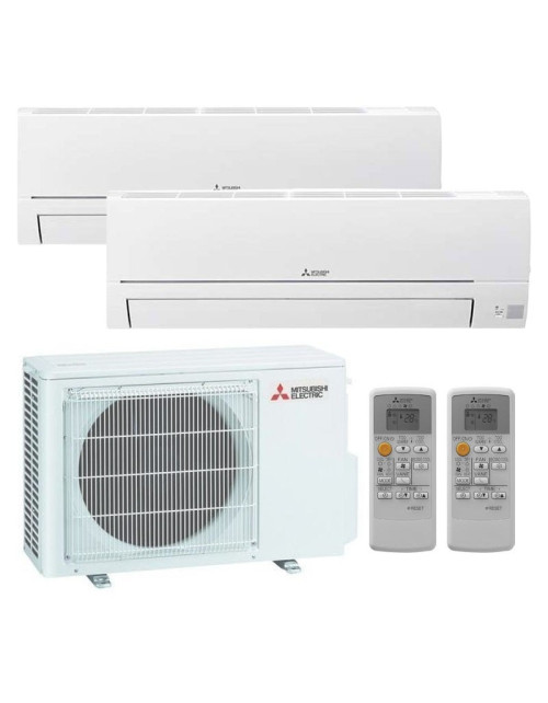 Climatiseur Dual Split Mitsubishi Smart 9000+12000btu 2,5+3,5KW R32 A++/A+