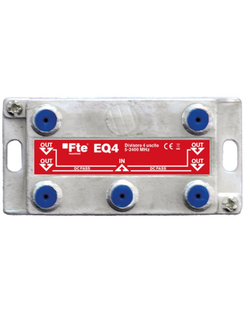 EQ4 Divisor FTE terrestre y satélite de 4 vías