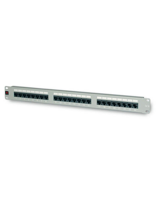 Fanton 24 Port UTP CAT5E Patch Panels 1 Unit Grey 23422