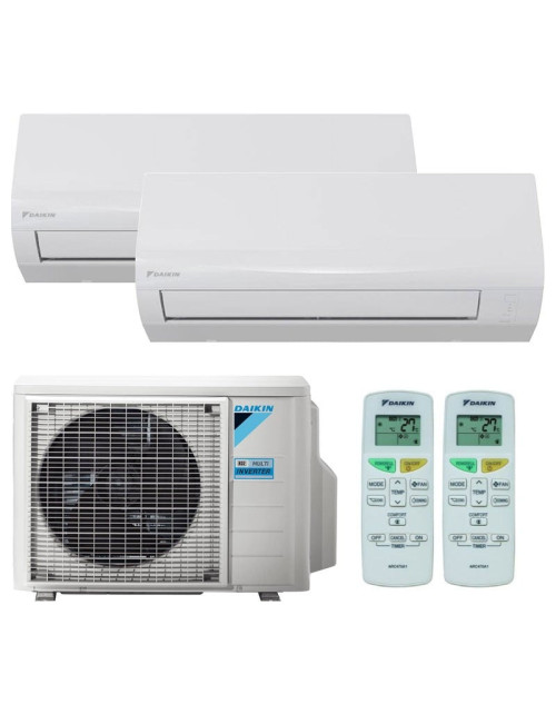 Aire Acondicionado Doble Split Daikin Sensira 9000+12000BTU 2.5kW+3.5kW