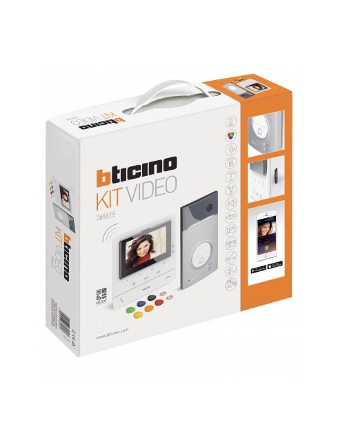 Kit videoportero unifamiliar WiFi 2 hilos Bticino CLASSE100 X16E