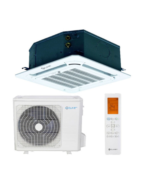 Climatiseur cassette Clivet 7KW 24000BTU Onduleur A++/A+ R32