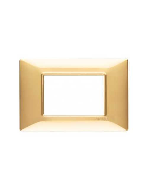 Plane | 3-place glossy gold technopolymer plate