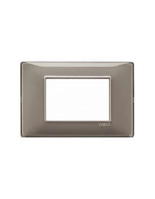 Vimar Plana 3-Platz-Reflex-Esche-Technopolymer-Platte