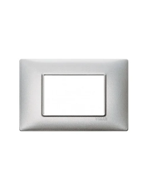 Plane | 3-place metallic silver plate