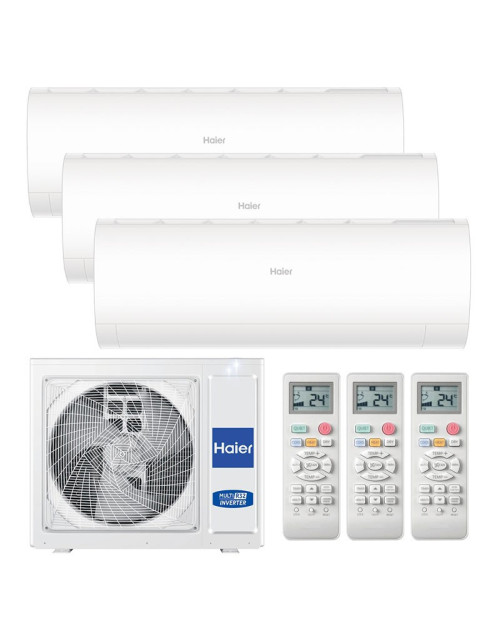 Climatizzatore Trial Split Haier Pearl 9000+9000+12000BTU 2,5kW+2,5+3,5kW WIFI R32