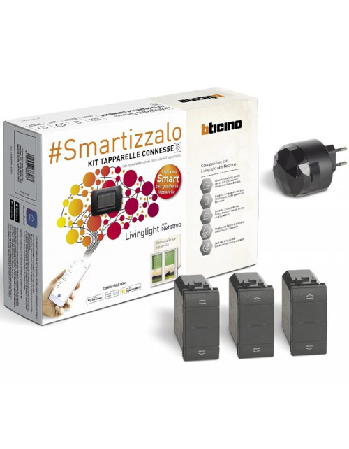 Bticino LivingLight Anthrazit Smart Connected Shutter Kit SL3602KIT