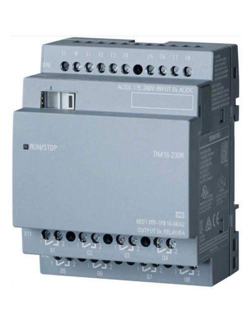 Modulo di ampliamento Siemens LOGO! DM16 24R 6ED10551NB100BA2