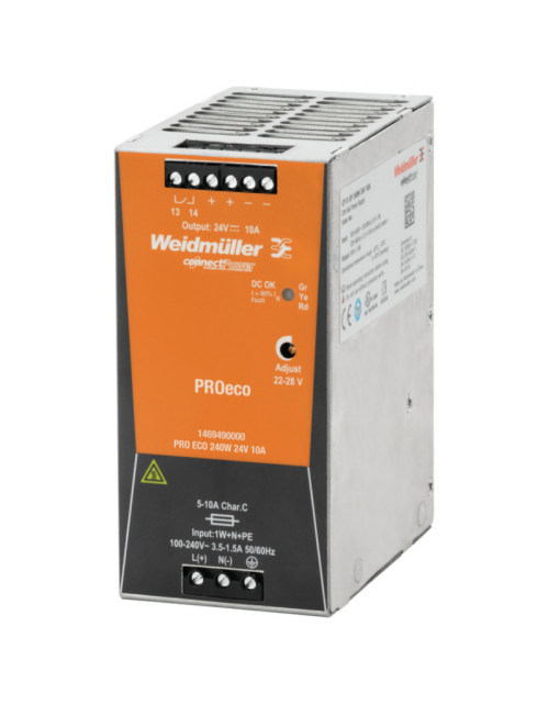 Alimentatore elettrico Weidmuller switching PRO ECO 240W 24V 1469490000