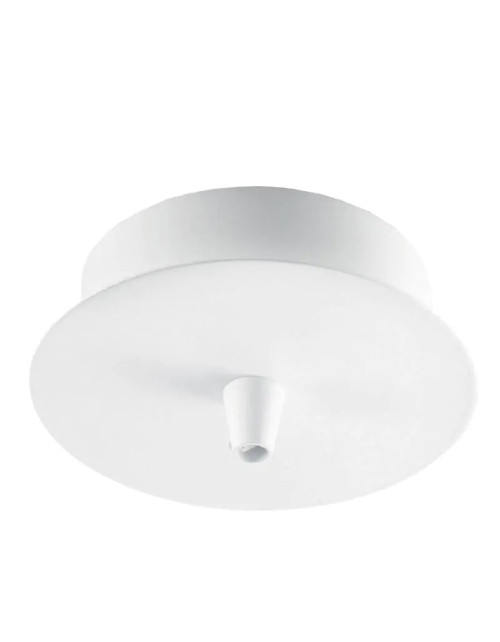 Rosone per lampada a sospensione Idealux diametro 10 mm bianco 122823