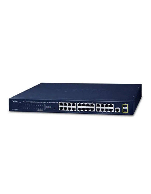 Switch 4 Power 24 ports 10/100/1000T and 2 ports 100/1000X SFP GS421024T2S