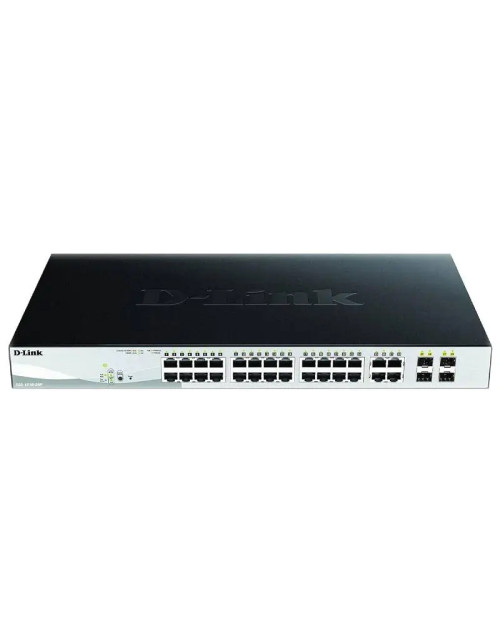 D-Link Switch 24 ports 100/1K and 4SFP 193W Smart DGS-1210-28P