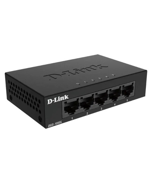 D-Link 5 Port Gigabit Unmanaged Switch 10/100/1000 Mbps DGS-105GL