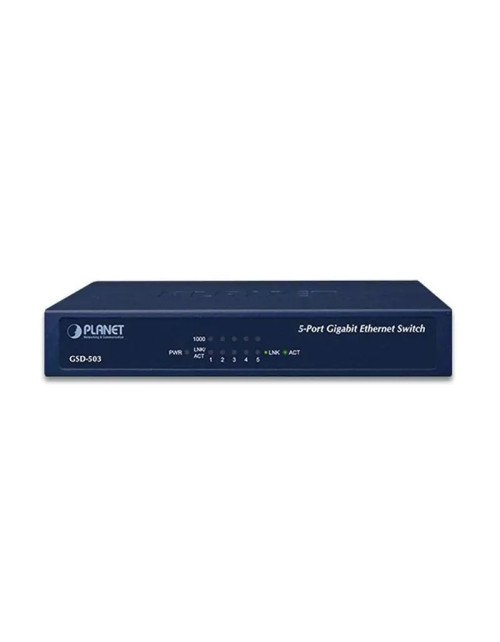 Switch 4 Power Gigabit Ethernet 5 porte 10/100/1000BASE-T GSD-503