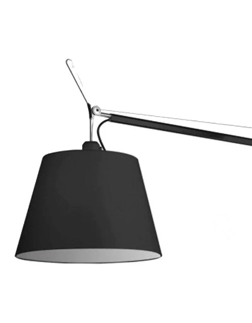 Black Artemide diffuser for Tolomeo Mega 420mm lamps 0772030A