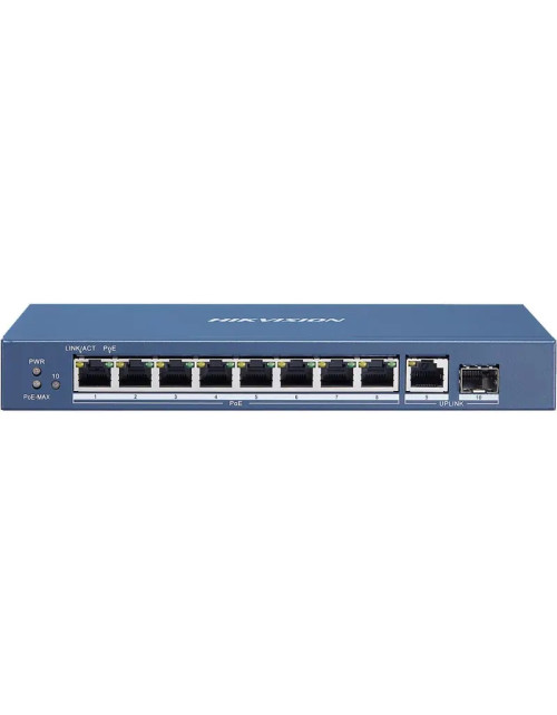 Switch POE Hikvision 8 Porte + 2UPLINK Gigabit 301801376