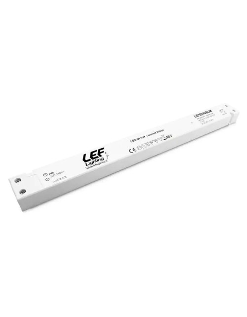 Power supply for LED strip LEF 75W 24V constant voltage IP20 LE7524USLIM