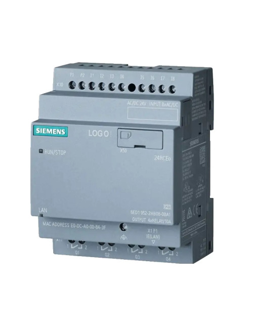 Siemens LOGO! 24RCEO 8DI/4DO 400 Blocchi 6ED10522HB080BA1