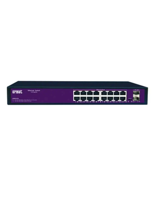 Urmet Urmet 16 ports RJ45 2 ports Uplink SFP 10/100/1000 m 3000/453