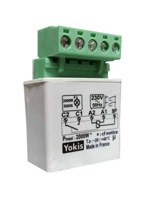 Convertisseur pour contact permanent de volet roulant Yokis CVI34E 5454806