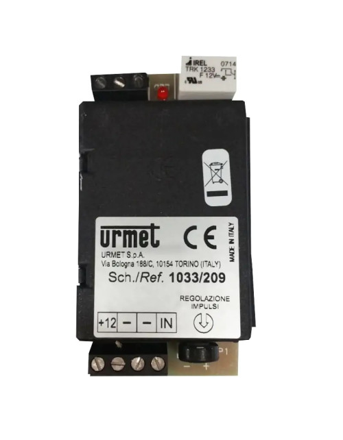 Urmet analysis card for electromechanical wire contact 1033/209