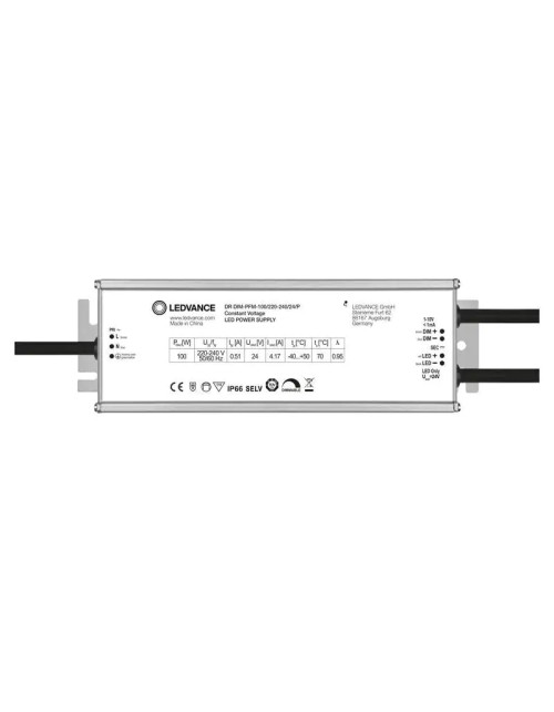 Alimentatore strisce Led Osram Ledvance 100W IP66 DRDIMPFM10024P