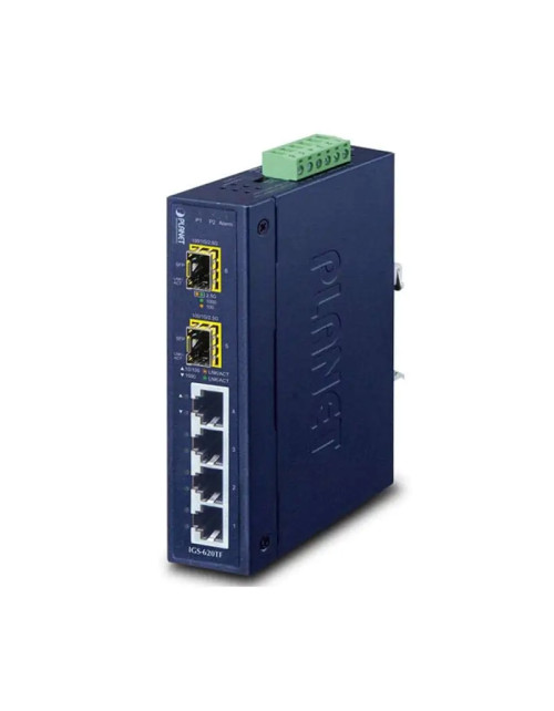 Switch 4Power 4 porte 10/100/1000BASE-T + 2 100/1G/2.5GBASE-X SFP IGS-620TF