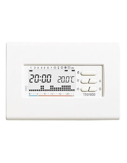 BPT TH/400 cronotermostato digital semanal de pared Blanco 69404200