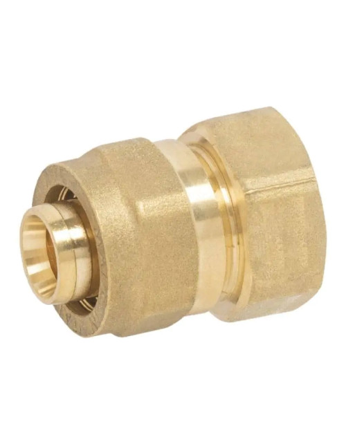 Straight fitting Ape F 1 inch x 32 mm brass 3702L00132