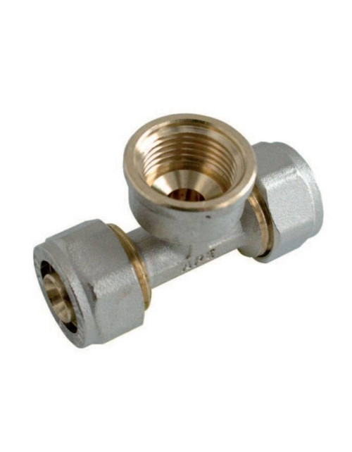 T-fitting Ape F 1/2 x 20 mm nickel-plated 3732F122020